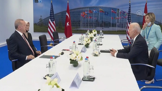 Erdoğan ve Biden buluştu